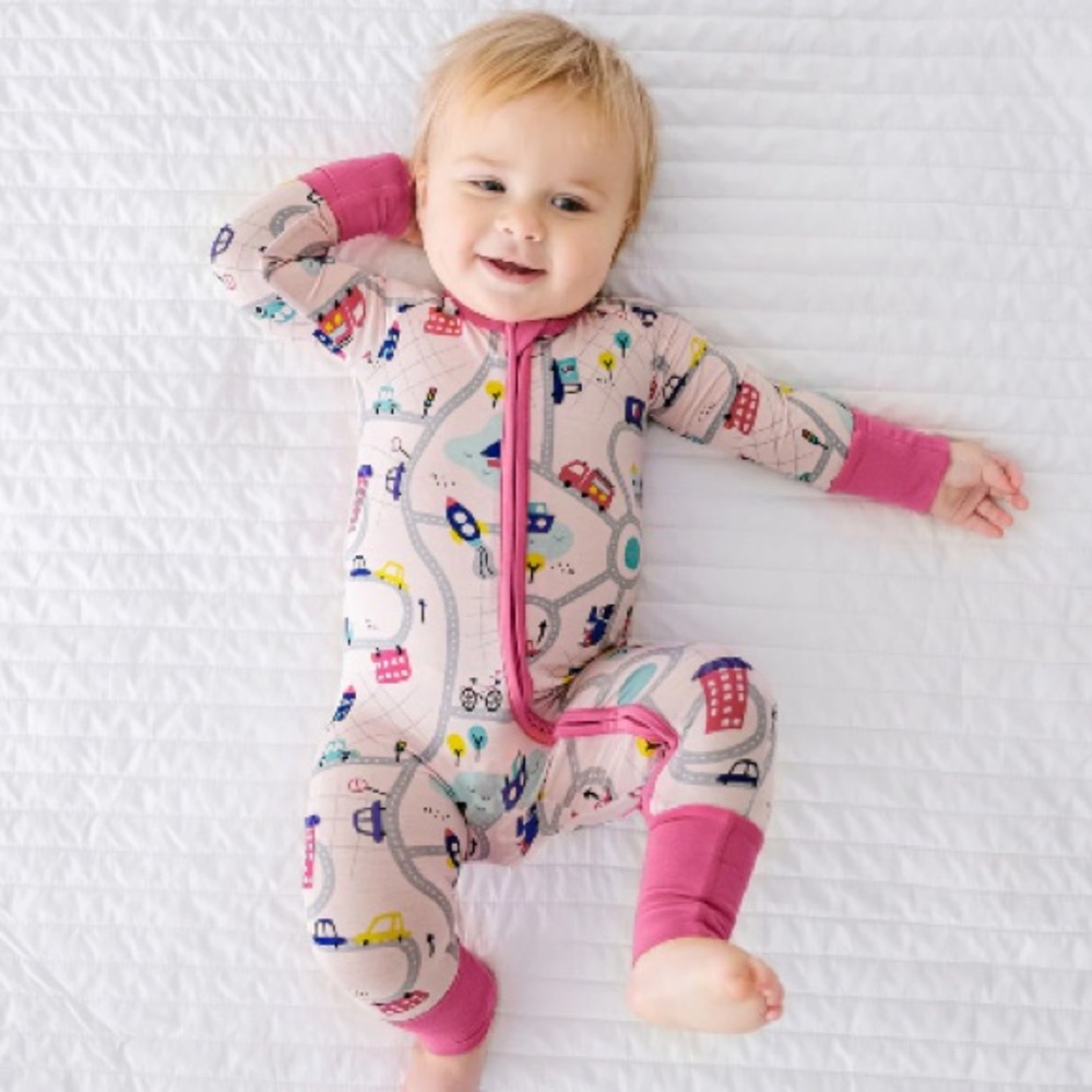 Little Sleepies road trip zippy BNWT size 3-6 months